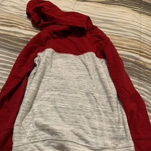 White and red long sleeves size {xs}